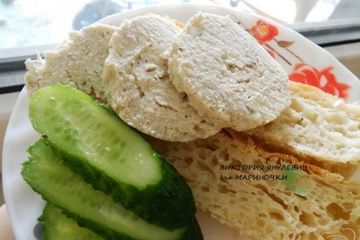 фото рецепта Домашняя куриная колбаса