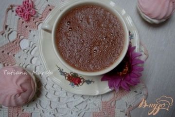 фото рецепта Горячий шоколад с зефиром