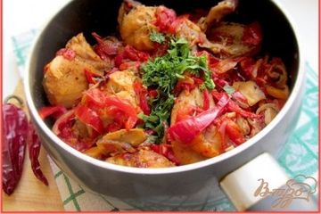 фото рецепта Курица по-болгарски