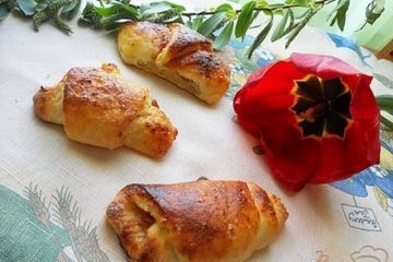 фото рецепта Творожные рогалики
