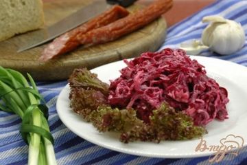 фото рецепта Салат из свеклы с сыром