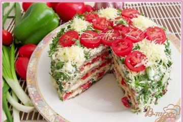 фото рецепта Баклажанный торт