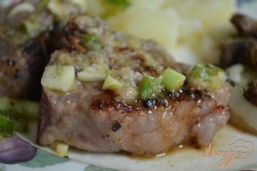 фото рецепта Молодой барашек с анчоусами, чесноком и лимоном