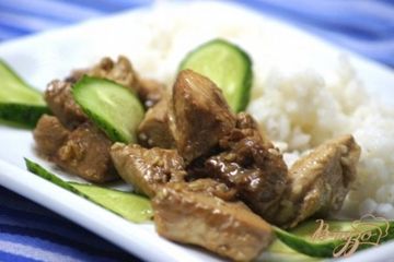 фото рецепта Куриное филе с кунжутом и имбирем