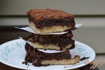 фото рецепта Брауни с арахисовым маслом