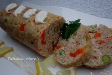 фото рецепта Рыбный рулет с овощами