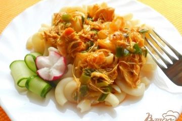 фото рецепта Макароны с мясной подливой