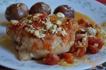 фото рецепта Курица с томатами и фетой