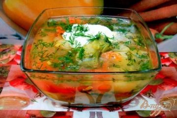 фото рецепта Суп с горошком и овощами