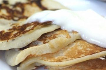 фото рецепта Оладьи с кусочками яблок