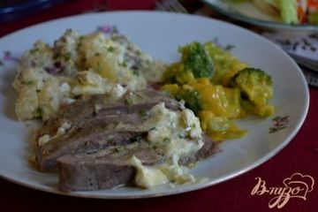 фото рецепта Говядина с маслом и зеленью