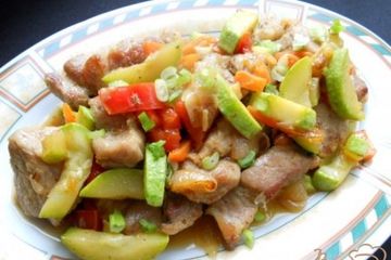 фото рецепта Свинина жаренная с овощами