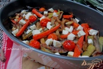 фото рецепта Капоната с моцареллой