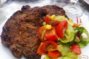 фото рецепта Легкий салат с мясом гриль