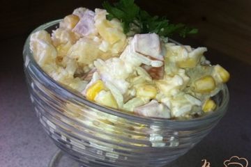 фото рецепта Вкусный салат «Сытный»