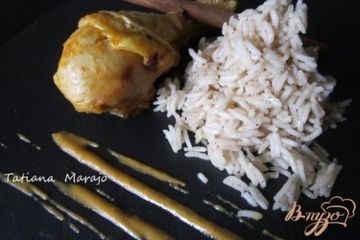 фото рецепта Куриные ножки с пряным рисом