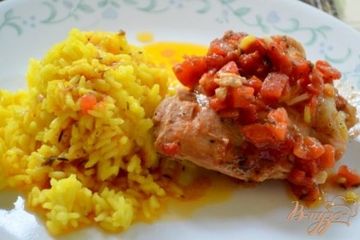 фото рецепта Куриное фрикасе на винном уксусе