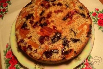 фото рецепта Кукурузный пирог с маком