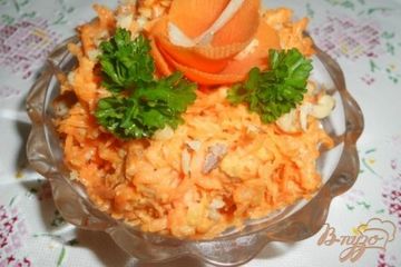 фото рецепта Морковь с чесноком и майонезом