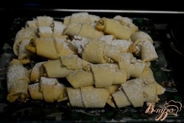 фото рецепта Изумительные ореховые трубочки