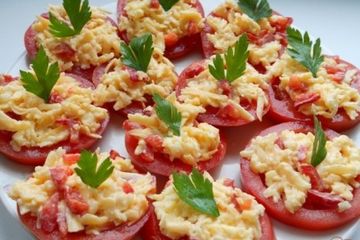 фото рецепта Помидоры с сыром и чесноком
