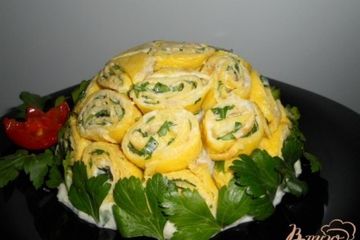 фото рецепта Салат с куриными сердечками