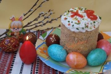 фото рецепта Салат Пасхальный кулич