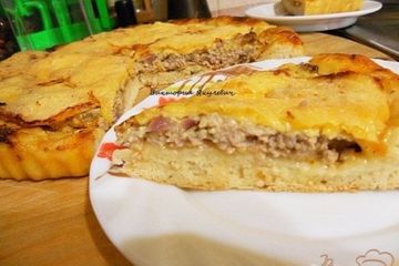фото рецепта Пицца с фаршем