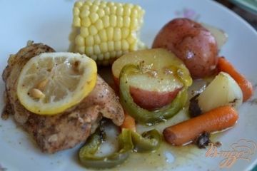 фото рецепта Радужная курица