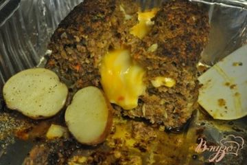 фото рецепта Мясной хлеб чизбургер
