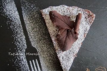 фото рецепта Шоколадный пирог с грушами