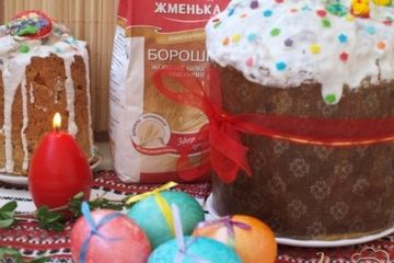фото рецепта Кулич на кислом молоке с цельнозерновой мукой