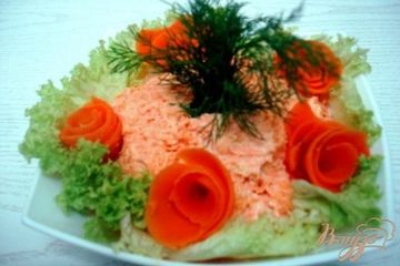 фото рецепта Салат из свежей моркови