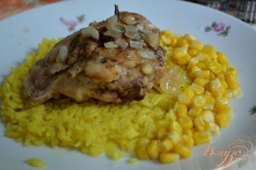 фото рецепта Тушеные куриные бедрышки с креольской приправой