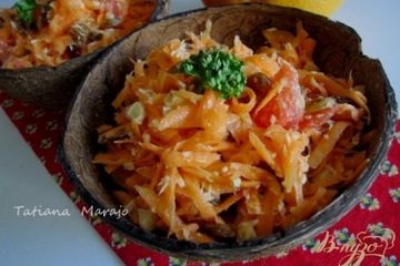 фото рецепта Салат из сладкого картофеля Батат