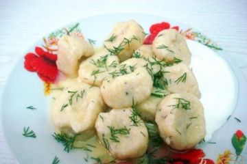 фото рецепта Клёцки с сыром