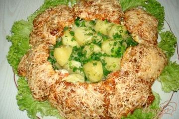 фото рецепта Мясо запеченное с помидорами