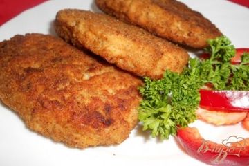 фото рецепта Котлеты куриные с гречкой