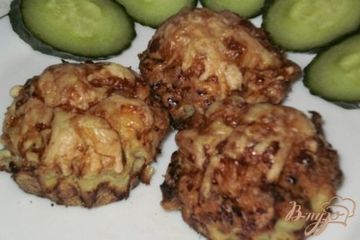 фото рецепта Мясные маффины с сыром