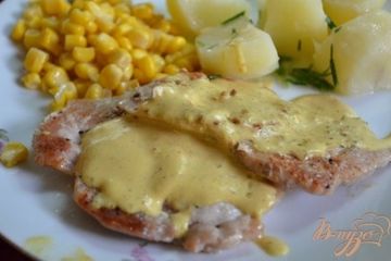 фото рецепта Свинина с горчичным соусом