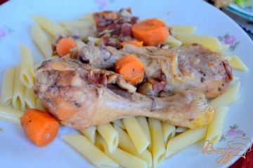фото рецепта Куриные ножки в красном вине
