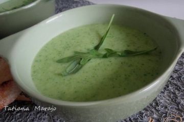 фото рецепта Кабачковый суп с рукколой