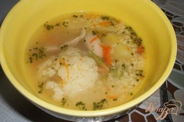 фото рецепта Куриный суп с капустой