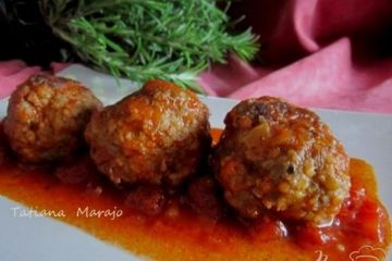 фото рецепта Пряные тефтели с кусочками имбиря