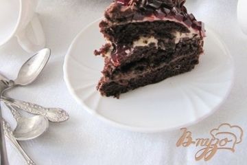 фото рецепта Торт с вишней