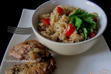 фото рецепта Пряная курица с рисом