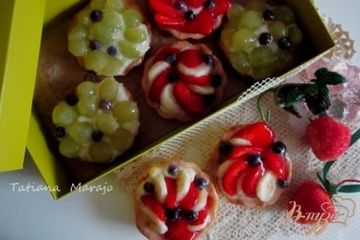 фото рецепта Корзиночки с фруктами