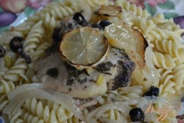 фото рецепта Курица с оливками и лимоном