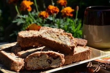 фото рецепта Бискотти с финиками и орехами