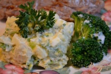 фото рецепта Салат картофельный с релиш соусом